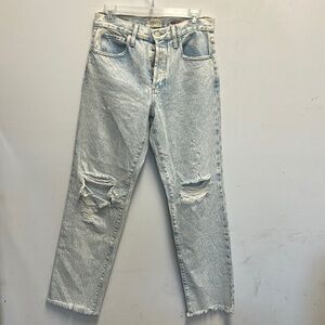 Alice & Olivia boyfriend high rise jeans